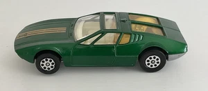 Corgi 203 De Tomaso Mangusta Ghia Green Pepperpot wheels excellent condition - Picture 1 of 13