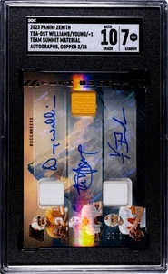 2023 Zenith Buccaneers Team Summit AUTO Steve Young Williams Testaverde /35 (Cu) - Picture 1 of 5