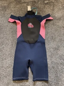NUEVO CON ETIQUETAS TRAJE DE NEOPRENO GRÚA NIÑAS, EDADES 11-12 AÑOS, DEPORTES ACUÁTICOS, SHORTIE, (23) - Imagen 1 de 5