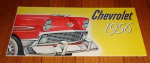 Original 1956 Chevrolet Full Line Foldout Sales Brochure Bel Air Two Ten  - Picture 1 of 2