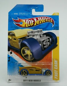 Hot Wheels 2011 New Models FAST CASH Blue/Gold New - Picture 1 of 2