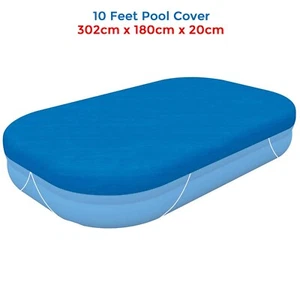 Bestway 119" Rectangular Inflatable Paddling Swimming Pool Cover Dirt Protector - Picture 1 of 3