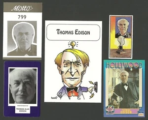¡TARJETAS Thomas Edison! Fab Card Collection - Imagen 1 de 1