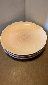 MIKASA AMARYLLIS SET OF 5 11" DINNER PLATES WIDE VG USED COND - Picture 1 of 4