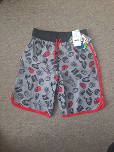 Marvel Comics Medium Boys Swimming Shorts Spiderman Captain America New & Tags - Picture 1 of 17