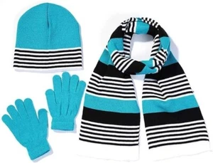 Polar Wear Girls Hat & Glove Sets-Kids Cold Weather Winter Accessories-Purple - Picture 1 of 2