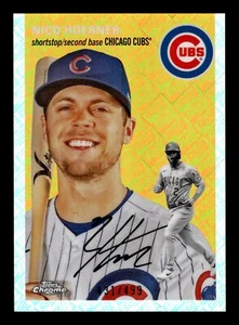 2023 TOPPS CHROME PLATINUM NICO HOERNER TOPPS REFRACTOR /499 CUBS #236 - Picture 1 of 2