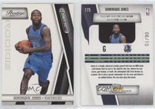 2010-11 Prestige Bonus Shots Black /10 Dominique Jones #175 Rookie RC
