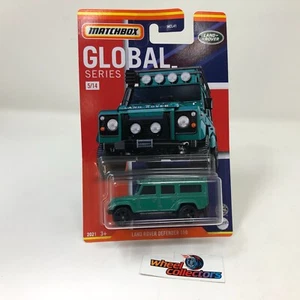 Land Rover Defender 110 * Green * Matchbox Global Series *AL17 - Picture 1 of 3