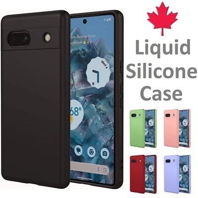 Liquid Silicone Case For Google Pixel 9 Pro 9a 8 8a 7 7a 6a 5 4 4a 4G 5G 3 3a XL - Image 1 of 4