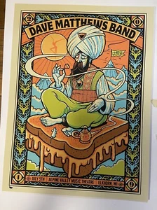 Dave Matthews Band Poster 7/5/2019 Alpine Valley WI N2 Numbered /1150 Genie - Picture 1 of 5
