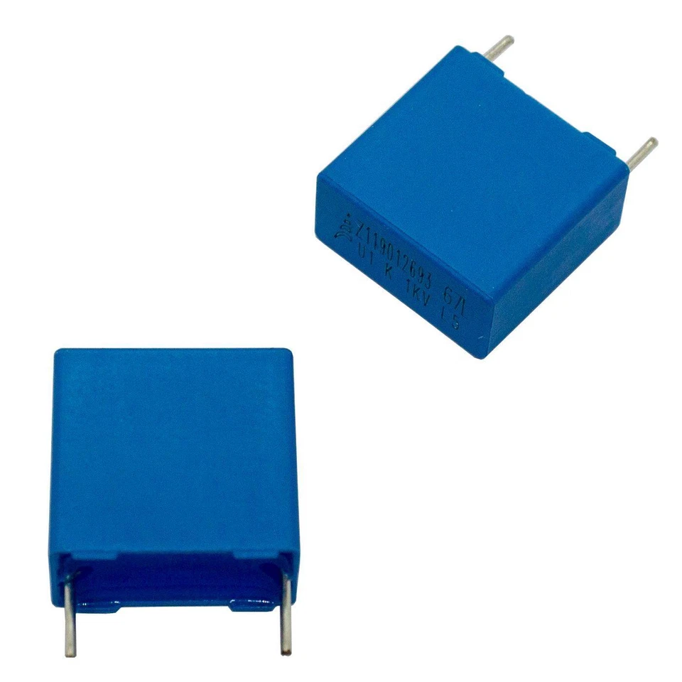 10x MKP Folien Kondensator Radial 0,1µF 1000V DC Epcos B32672L0104K000 100nF - Bild 1 von 1