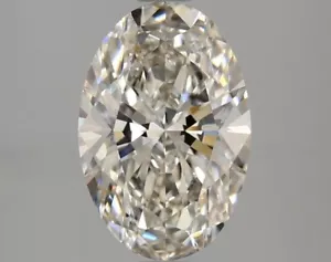 Lab Grown 2.21 Ct OVAL Cut H Color VS1 Clarity IGI Certified CVD Diamond - Picture 1 of 12