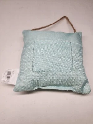 Almohada de puerta de hadas de los dientes "Feliz día del hada de los dientes" cuerda de cuerda azul para niños Foto 1 de 2