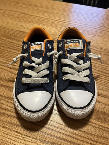 SNEAKERS CONVERSE CHUCK TAYLOR ALL STAR STREET SLIP BASSE JUNIOR NAVY. TG 13