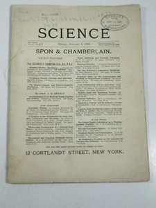 Science Magazine- January 3, 1896-Vol 3 #53-Naples Zoological Station; - Imagen 1 de 3