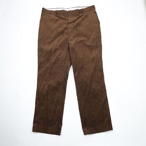 Vtg 70s Big Mac Mens 42x32 Faded Flared Bell Bottoms Corduroy Pants Brown USA