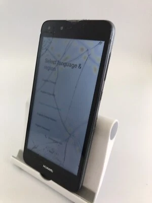 Huawei Y6II Compact Black Unlocked Android Smartphone Cracked Screenburn 2GB RAM - Image 1 of 4