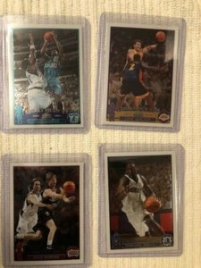 Lot of 03-04 Topps Chrome Rookies Kyle Korver, David West, Luke Walton, Daniels 