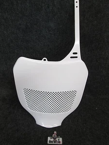 NUEVO UFO Blanco Universal Ventilado Número Placa Frontal Super evo CR/YZ/RM/KX UFO003 - Imagen 1 de 1