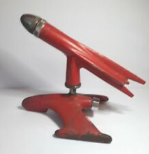 Rare Antique W D Allen Red Rocket Water Sprinkler - Nostalgic, Space Age