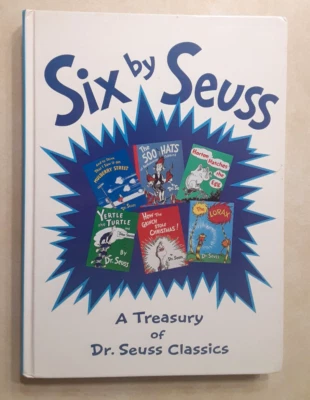 Six by Seuss A Treasury of Dr. Seuss Classics Banned Mulberry 1991 6 Books in 1 Foto 1 de 4