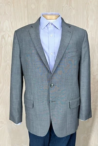 Joseph Abboud Herren Sport Mantel Blazer Tollegno 1900 Wolle Grau Slim Fit Gr. 42R - Bild 1 von 9