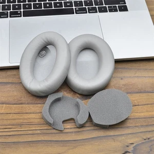 1 Pair Leather Foam Headphone Cover Replacement Cover For SONY MDR-1000XM4 - Picture 1 of 8