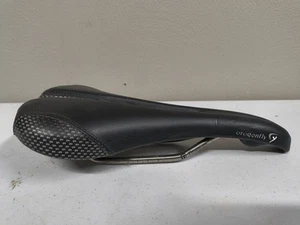 TERRY DRAGONFLY CY LEATHER TITANIUM BICYCLE SEAT SADDLE 270mm X 128mm - Picture 1 of 5