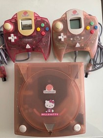Sega Dreamcast Game Console Hello Kitty Skeleton Pink Sanrio USED Japan F/S