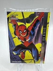 Spider-Man 2022 Fleer Ultra Marvel Avengers Silver Age Avengers Card #112 - Picture 1 of 1