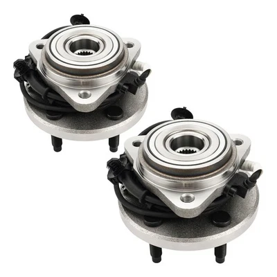 2x Front Wheel Hub & Bearing Assembly For 2003-2008 Ford Ranger 4WD w/ABS 515052 - Image 1 of 4