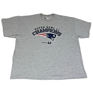 New England Patriots Super Bowl LI Champions 2XL T-Shirt NFL Team Apparel - Picture 1 of 24