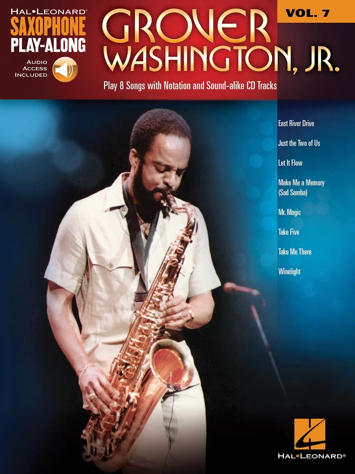Grover Washington Jr Alto & Tenor Saxophone Play-Along Vol 7 Sheet Music & Audio - Image 1 of 1