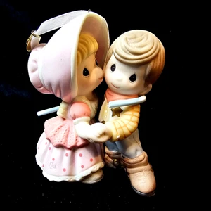 Hallmark Precious Moments Disney Woody and Bo Peep Ornament Toy Story 2019 NEW - Picture 1 of 15
