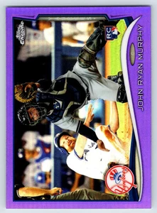 2014 Topps Chrome John Ryan Murphy 69 Purple Rookie Yankees RC Card - Picture 1 of 2
