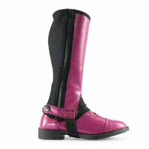 37264 Horze Kinder Maja PU Leder Chaps NEU - Bild 1 von 4