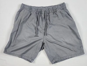 Katin Shorts Mens M Gray Drawstring Stretch Elastic Cotton Casual Beach - Picture 1 of 11