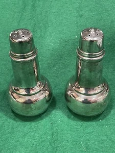 Silver Plated Salt & Pepper Shakers - Picture 1 of 2