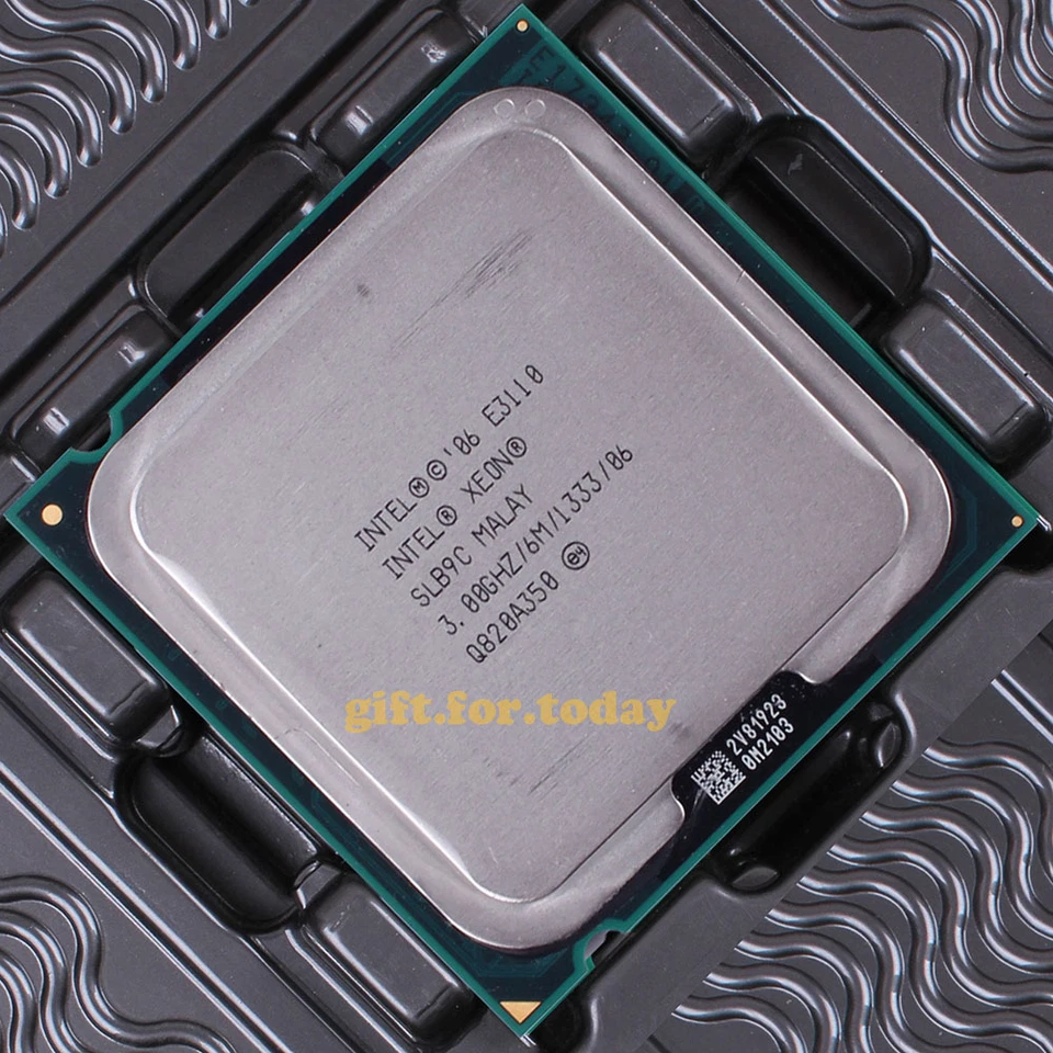 Original Intel Xeon E3110 3 GHz Dual-Core (EU80570KJ0806M) Processor CPU - Image 1 of 1