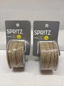 2 X Braid Fabric Trim - Spritz- NEW (B34 - Picture 1 of 8