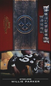 2008 Playoff Prestige Prestigious Pros Red Football Card #36 Willie Parker /750