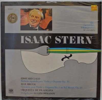 EUGEN ORMANDY - ISAAC STERN Los GRANDES INTERPRETES EN CONCIERTO- SEALED MEX LP - Image 1 of 2