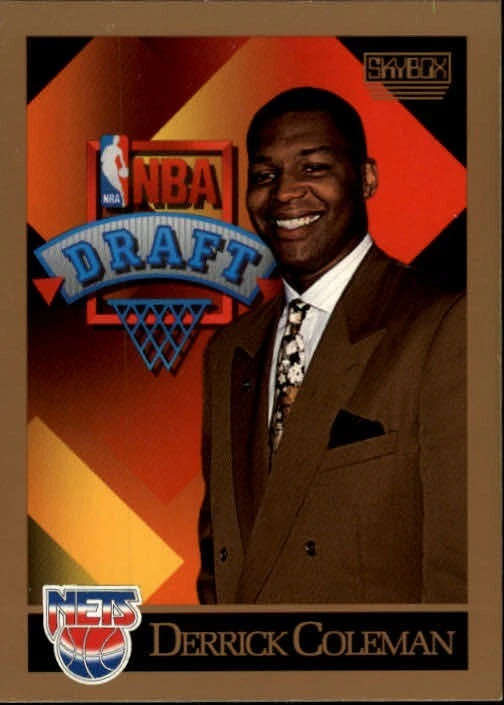 Derrick Coleman 1990 Skybox Rookie Card 362 - Image 1 of 1