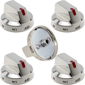 5pcs Replacement Knobs for Samsung Range Oven DG64-00473A Gas Stove DG68-00101B - Bild 1 von 12