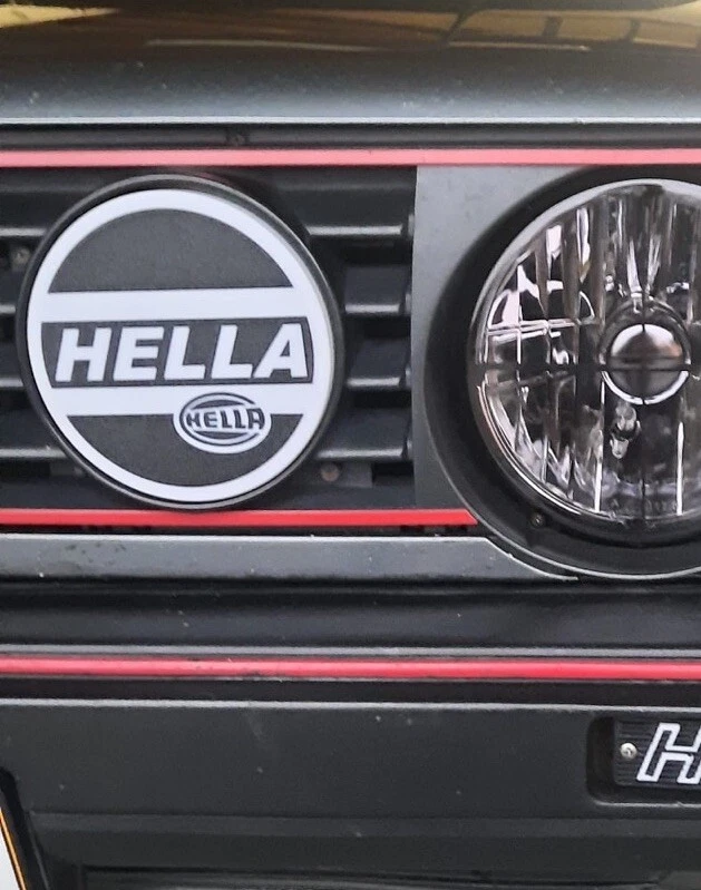 VW Golf 2 GTI additional headlight cover Rallye Hella headlight cover  - Image 1 of 4