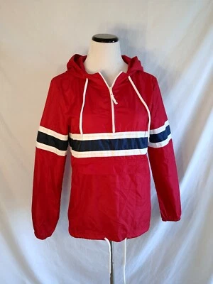 CHAQUETA CORTAVIENTOS JERSEY CON CAPUCHA ZINE MUJER 1/4 CREMALLERA MANGA LARGA TALLA S BIN 14 Foto 1 de 4