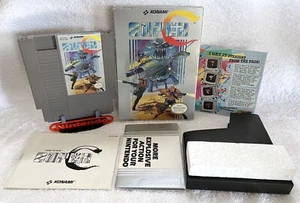 1990 SUPER C • CIB WORKING w/PAPERWORK & STAND • VINTAGE NES NINTENDO - Picture 1 of 21