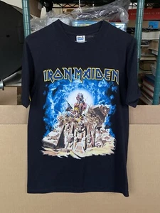 Iron Maiden Somewhere Back In Time World Tour 2008 Black Shirt Adult Size Small - Picture 1 of 15
