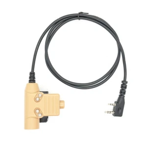 Pour Kenwood Baofeng Tactical Walkie Talkie Radio Headset Microphone U94 PTT - Zdjęcie 1 z 9